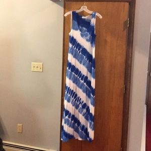 Calvin Klein tie dyed maxi dress